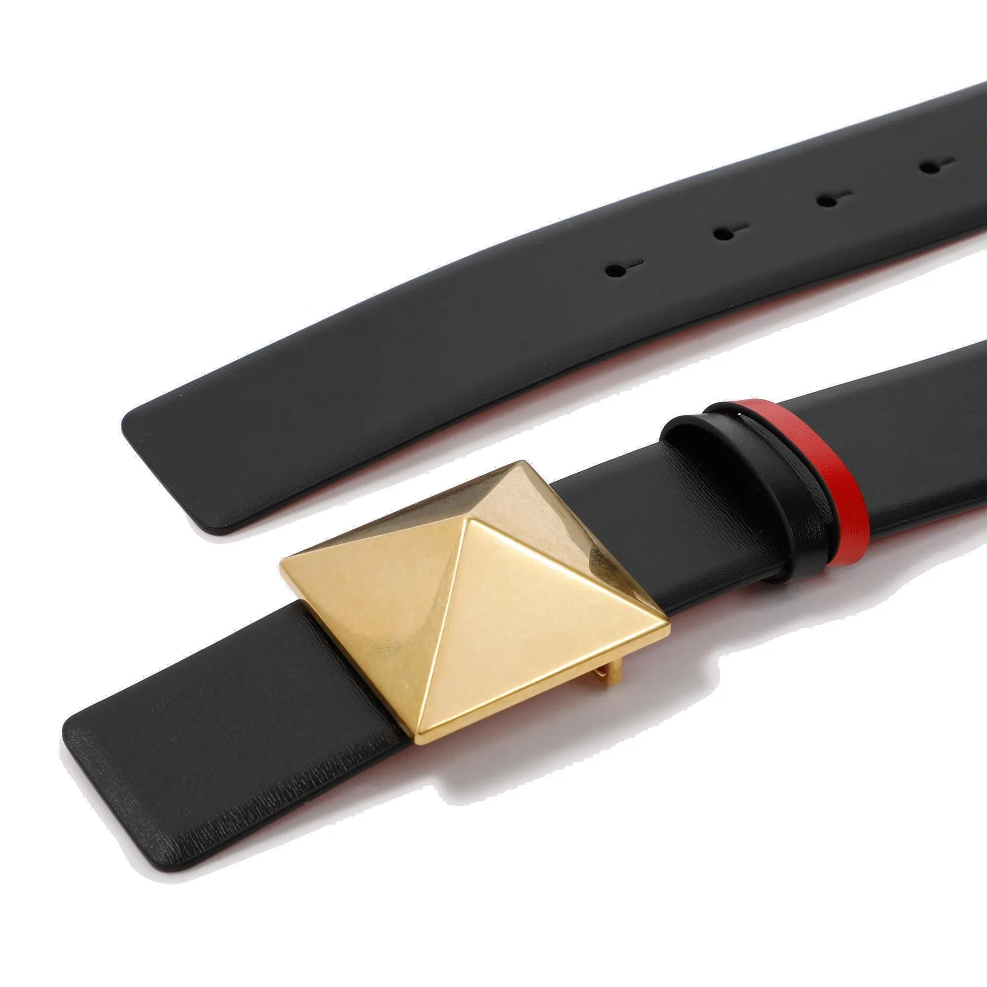 Valentino Garavani One Stud Reversible Belt
