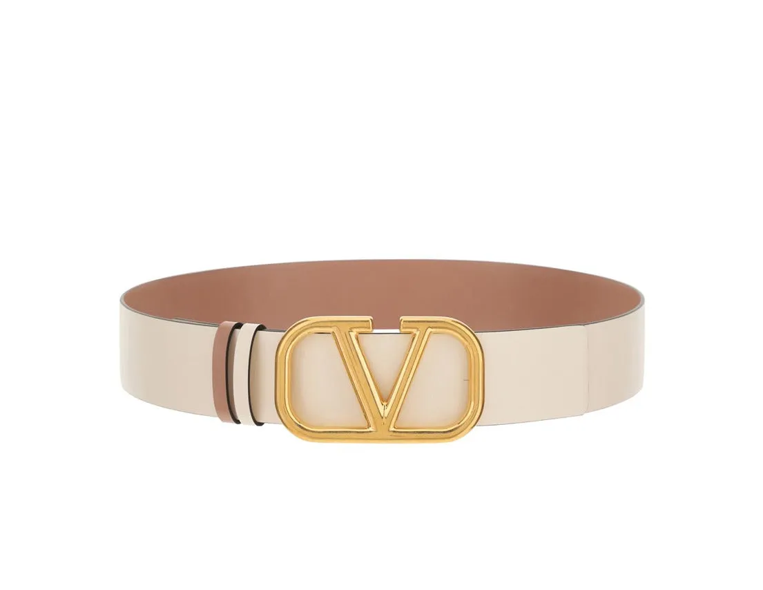 Valentino VLogo Buckle Reversible Belt