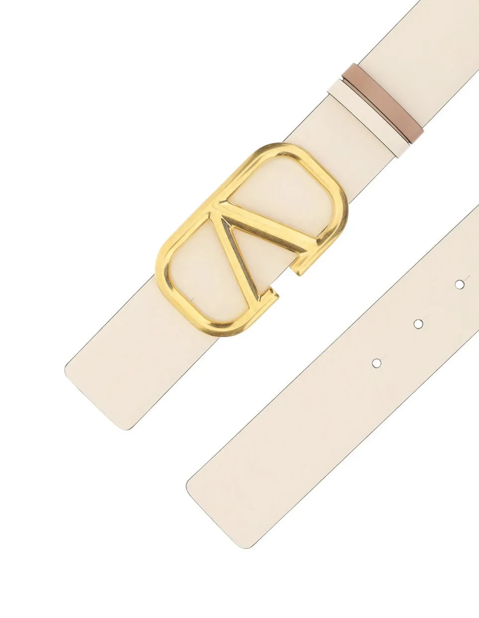 Valentino VLogo Buckle Reversible Belt