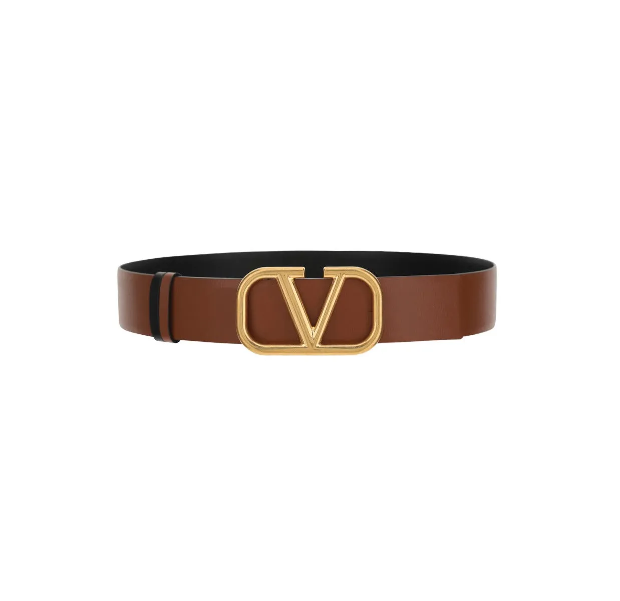 Valentino VLogo Buckle Reversible Belt