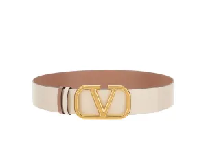 Valentino VLogo Buckle Reversible Belt