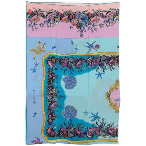Versace Allover Graphic Printed Scarf