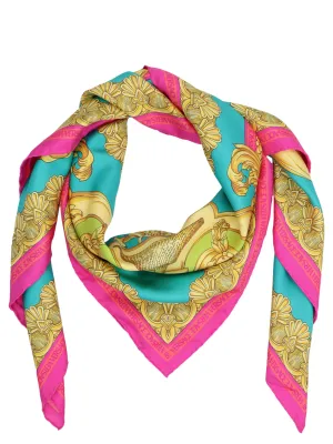 Versace Baroque Pattern Logo Printed Scarf
