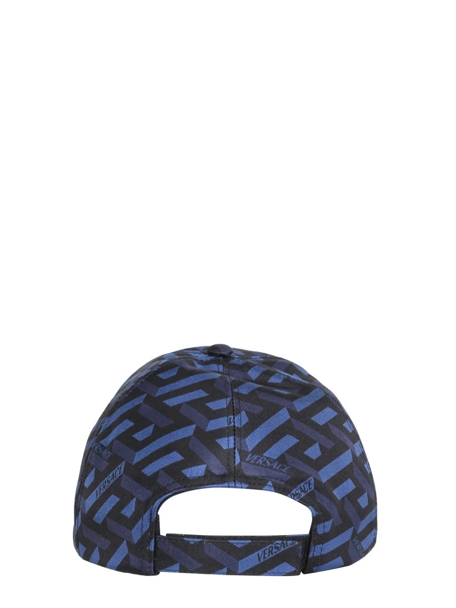 Versace Greek Signature Motif Baseball Cap