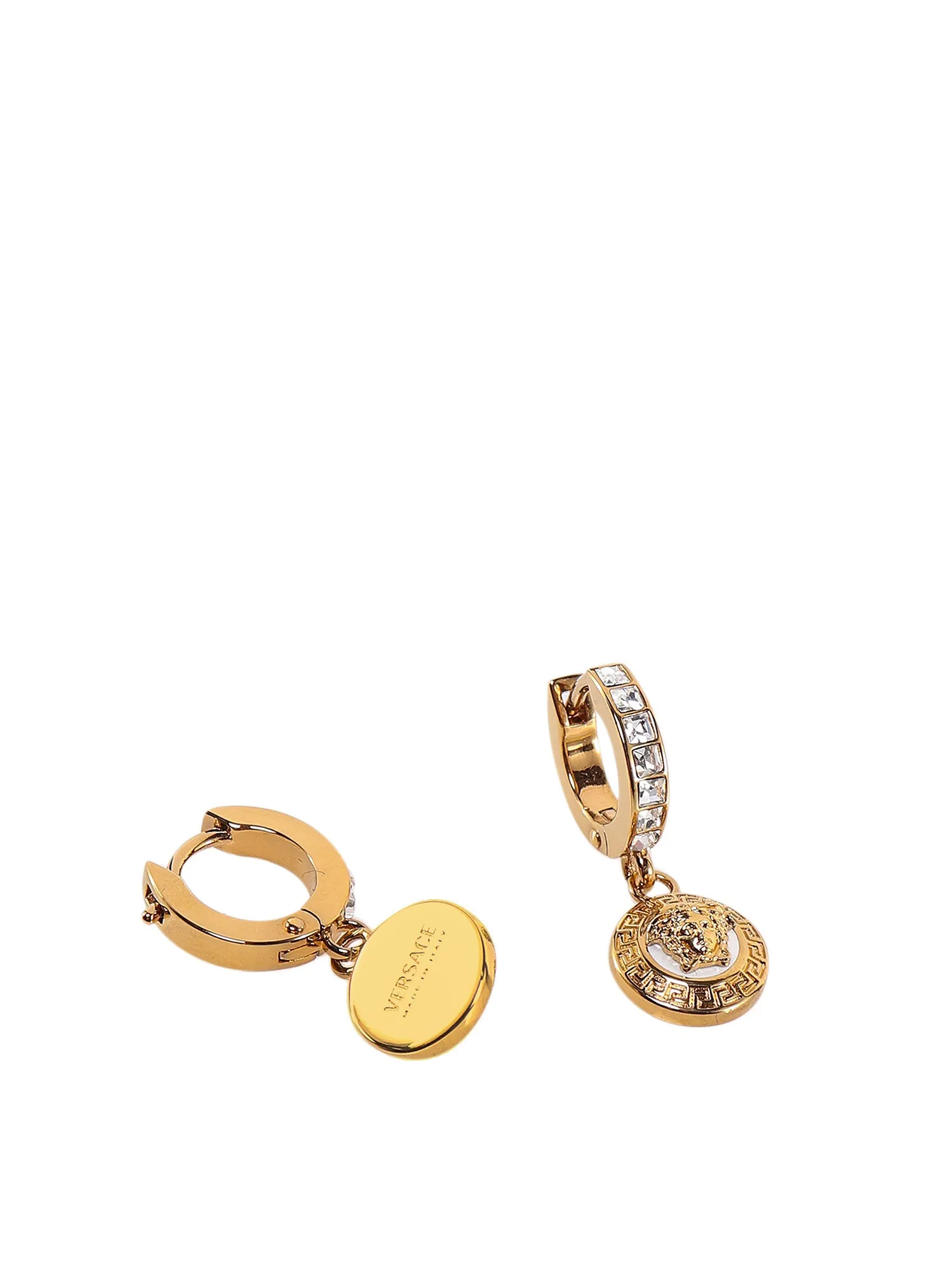 Versace Medusa Head-Detailed Embellished Earrings
