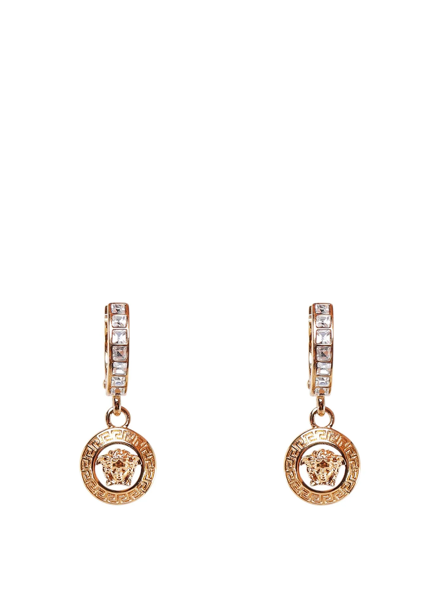 Versace Medusa Head-Detailed Embellished Earrings