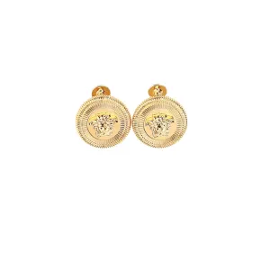 Versace Medusa Head Motif Earrings