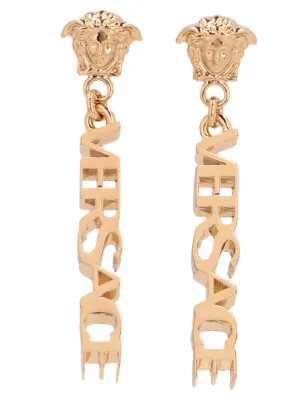 Versace Medusa Head Motif Earrings