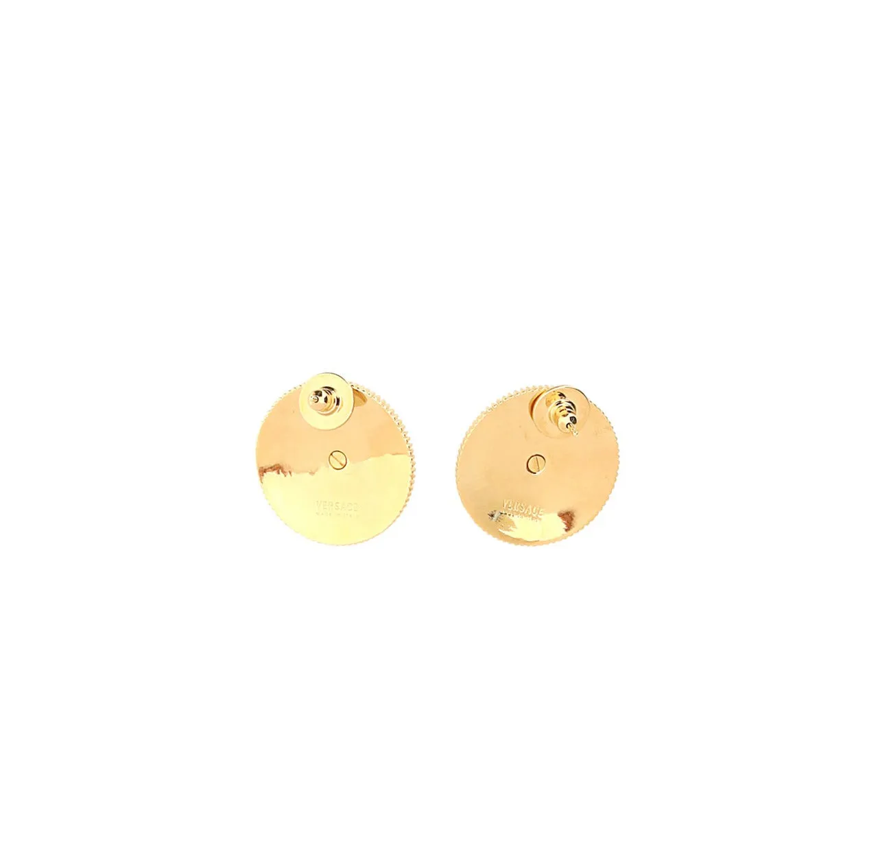 Versace Medusa Head Motif Earrings
