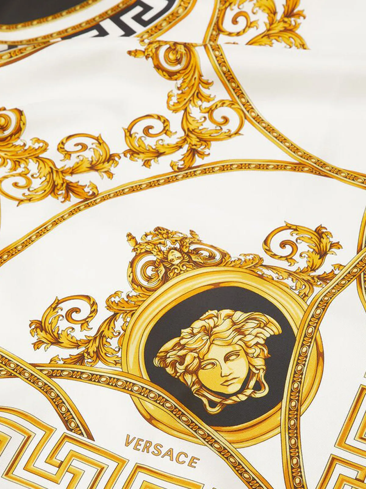 Versace Printed Finished Edge Scarf