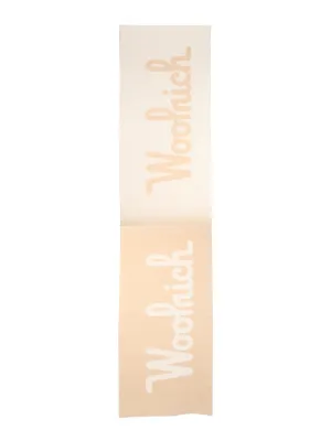 Woolrich Logo Intarsia Knit Scarf