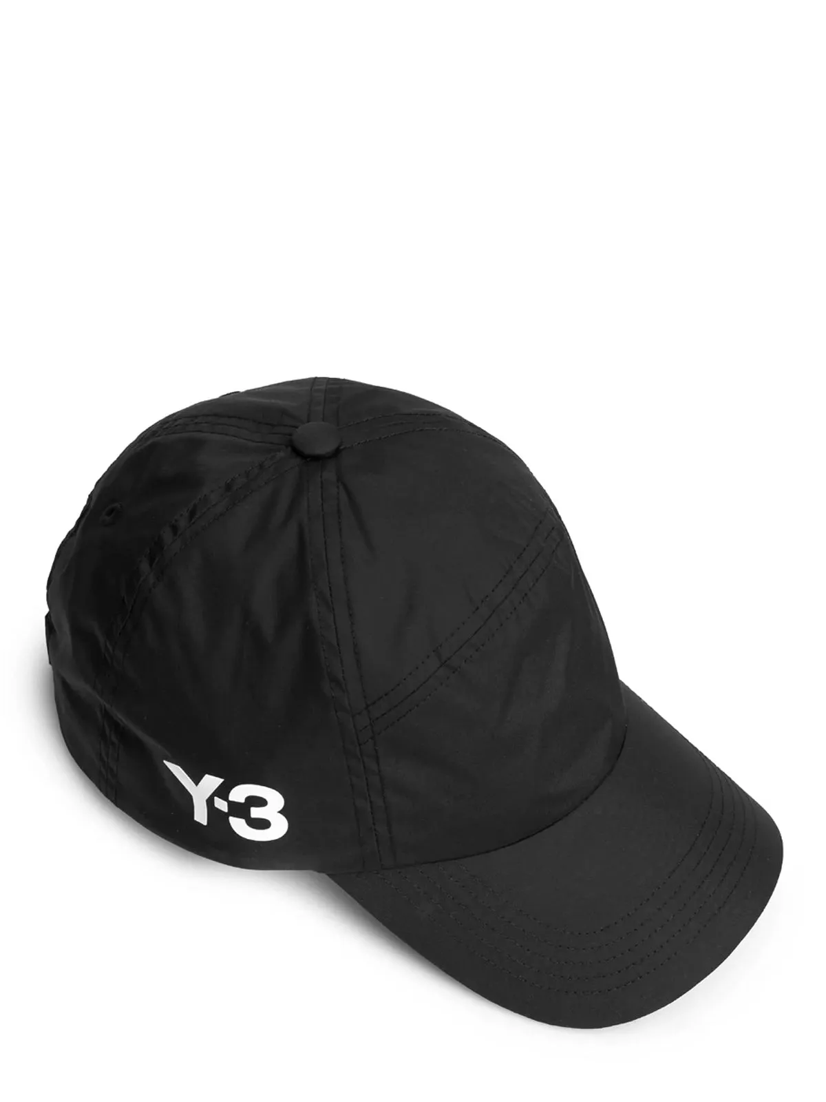 Y-3 Logo Printed Baseball Cap