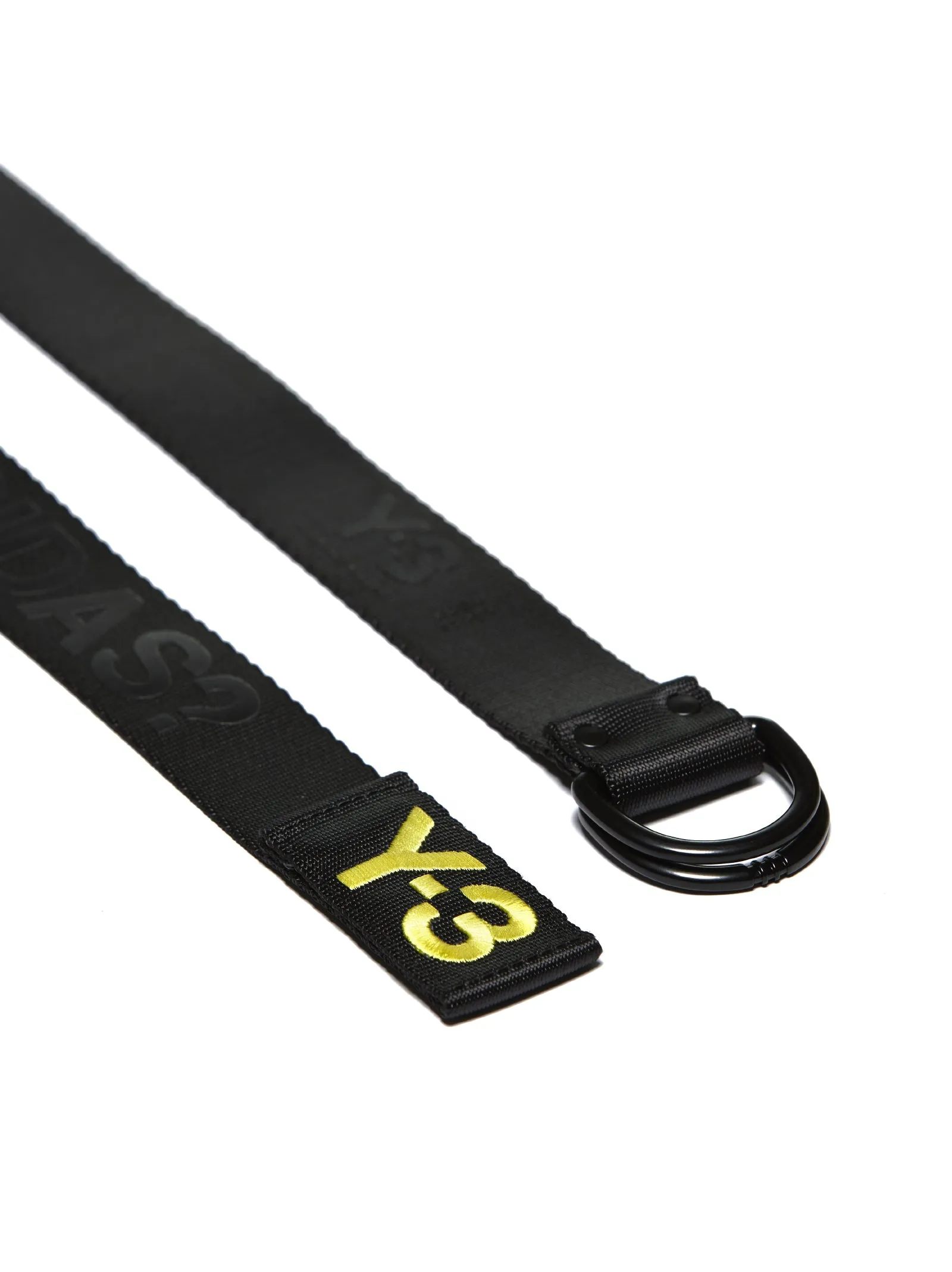 Y-3 Slogan Printed Belt