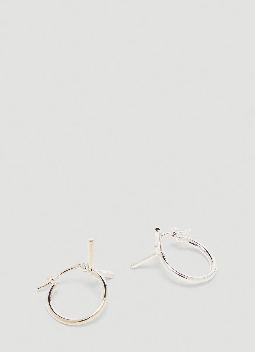 Y/Project Mini Y Hoop Earrings